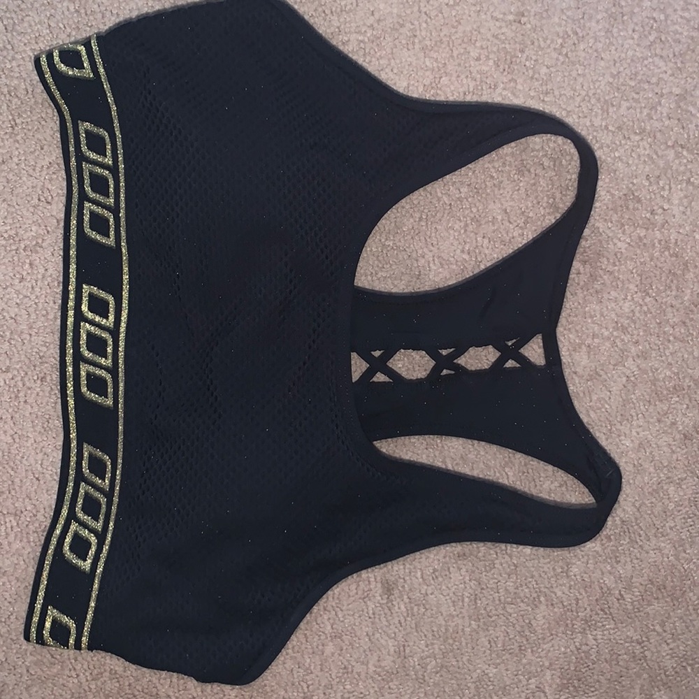 Lorna Jane Golden Sports Bra - Picture 2 of 3